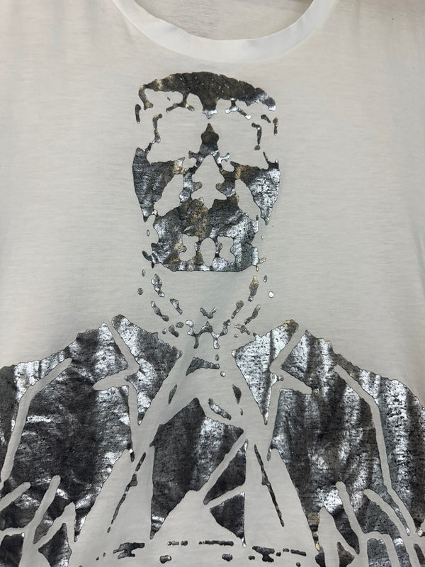 SS2004 Dior skeleton silver top