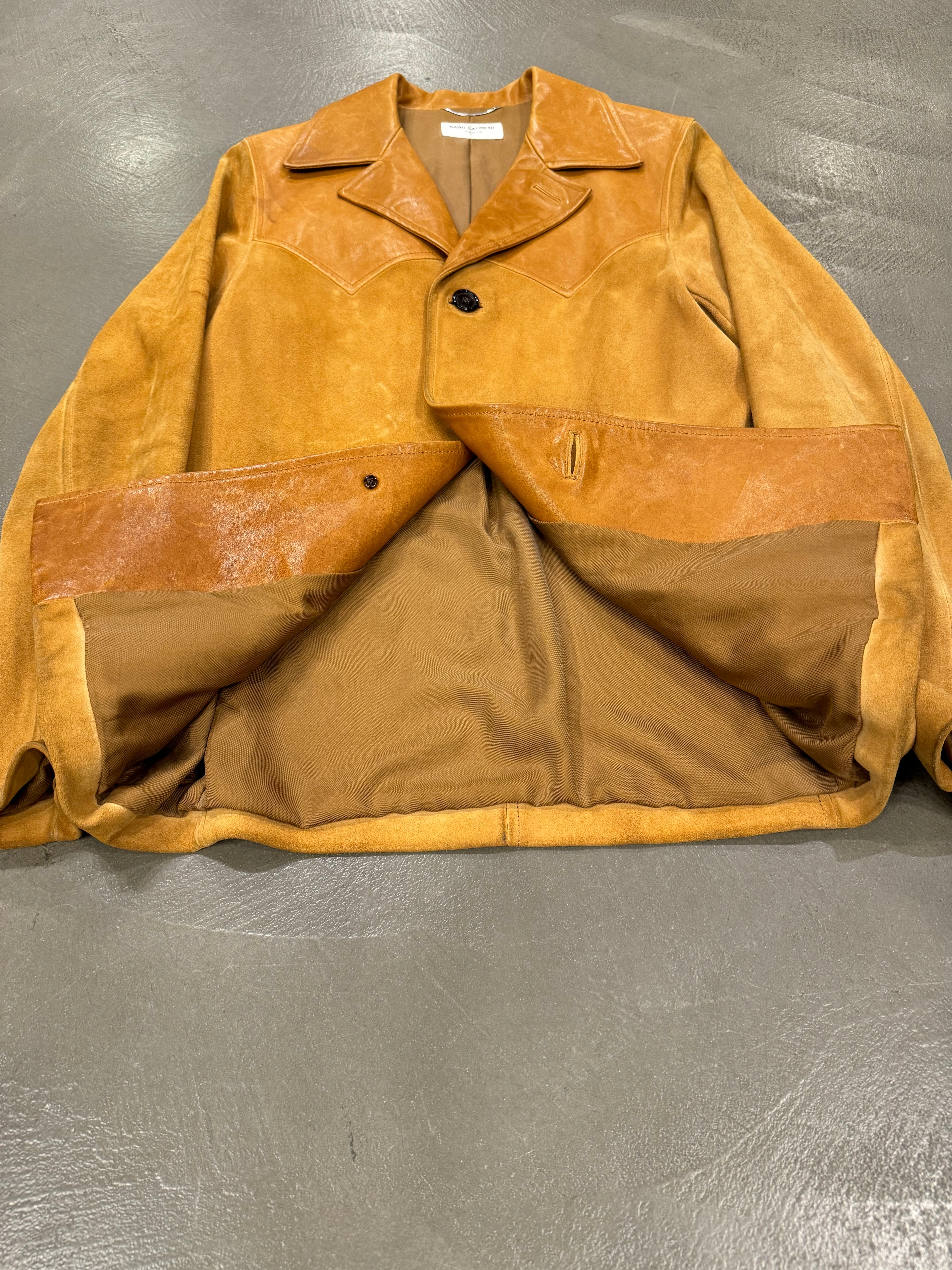 ジャケット・アウター SAINT LAURENT 2013AW L17 Hedi Slimane 50 A/W 2013 Saint Laurent by Hedi Slimane L13 suede western jacket