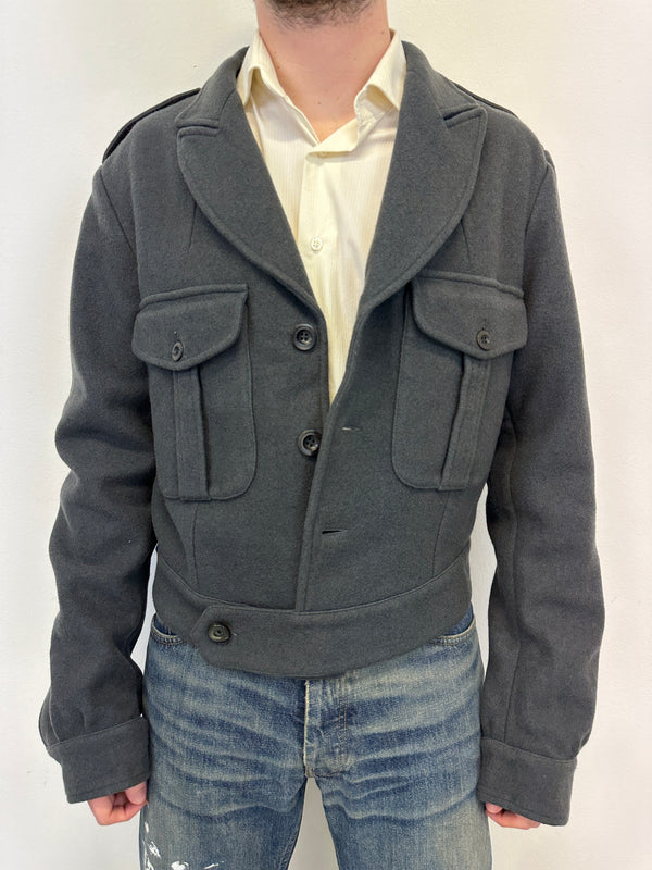 2000s Miu Miu Cargo wool cropped jacket