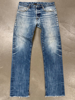 2000s Dior by Hedi Slimane faded jeans