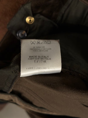 2003 Gucci by Tom Ford zipper flared velour pants