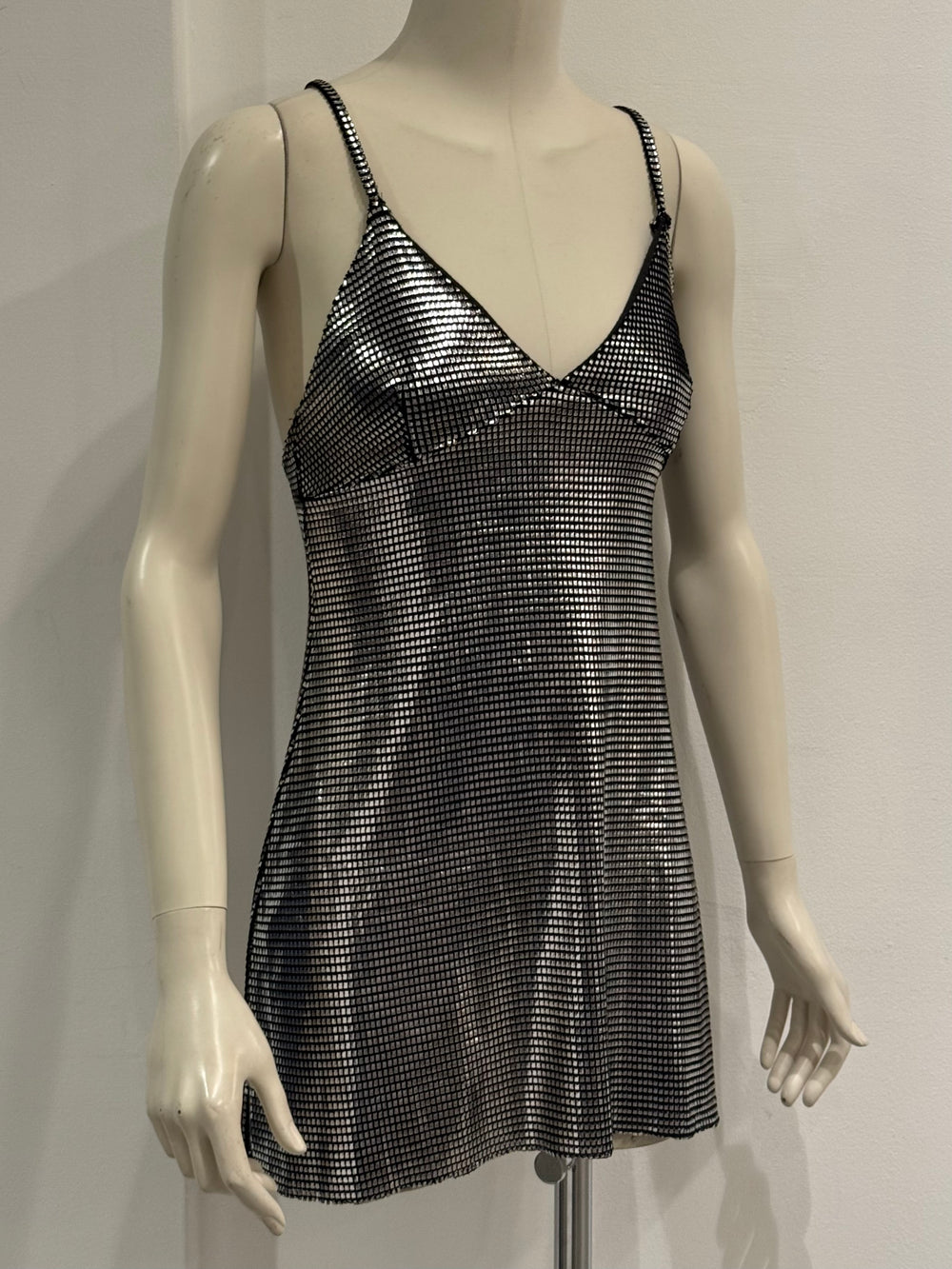 1990s Paco Rabanne iconic mini dress