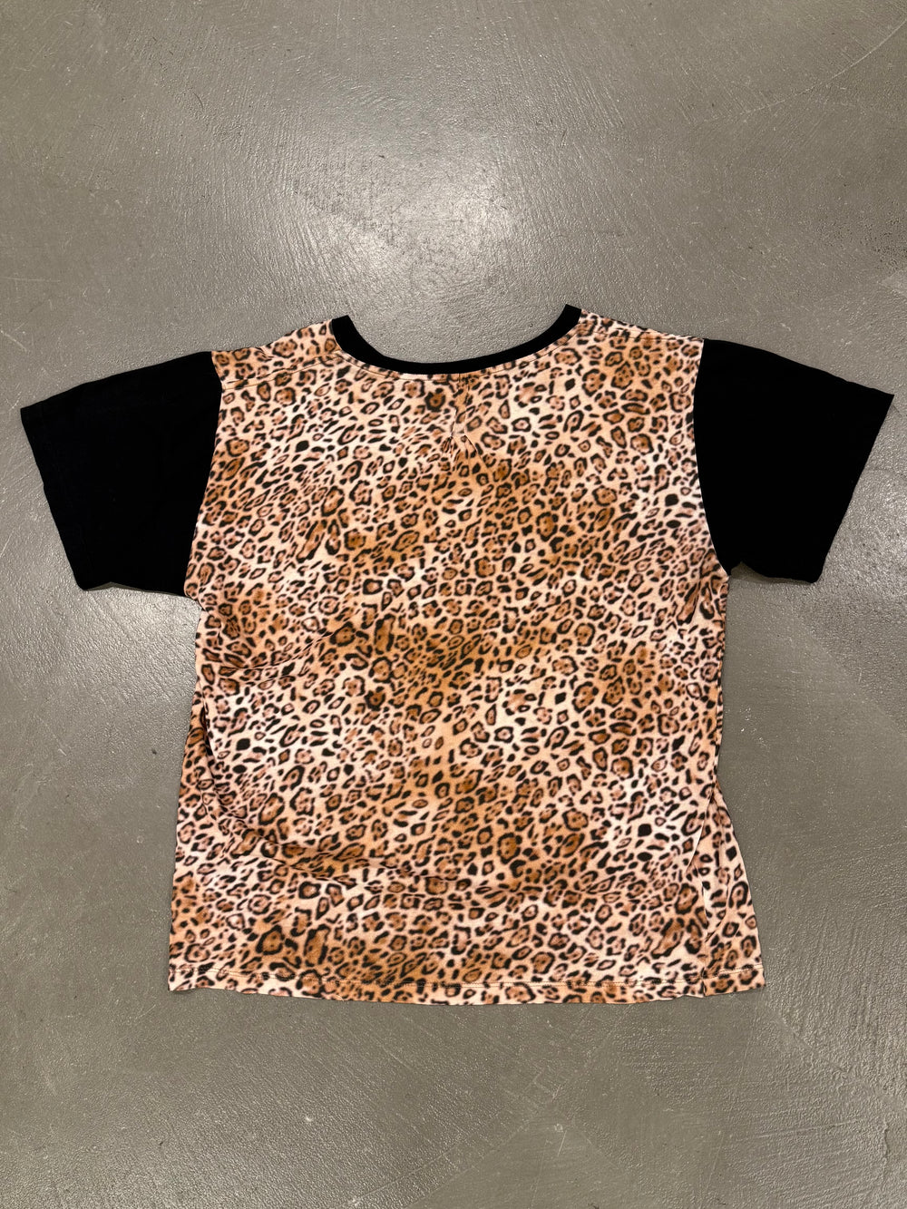 Saint Laurent by Hedi Slimane animal leopard printed tee shirt