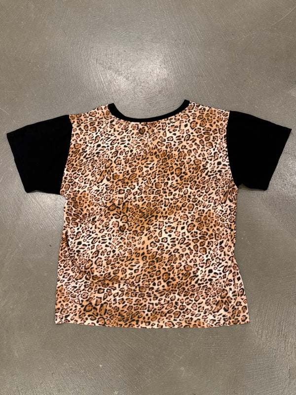 Saint Laurent by Hedi Slimane animal leopard printed tee shirt