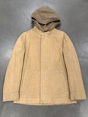 2000s Helmut Lang removable hood cotton jacket