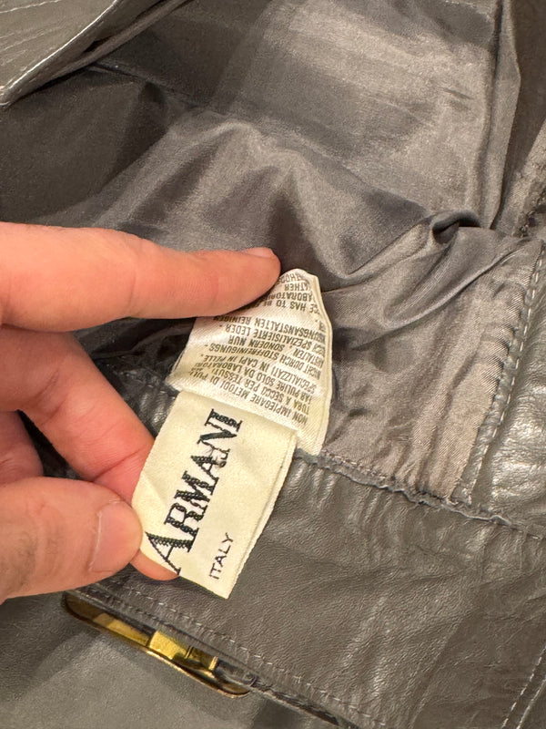 1980s Giorgio Armani leather pants