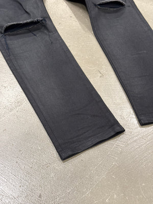 2016 Saint Laurent by Hedi Slimane “d02” distressed coated jeans