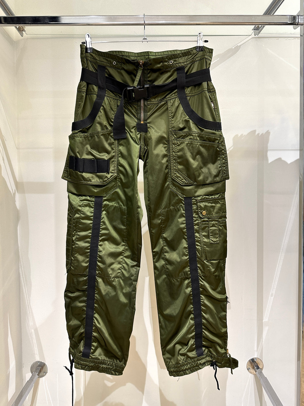 AW2003 Jean Paul Gaultier parachute bondage pants
