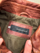Load image into Gallery viewer, A/W2004 Dsquared2 runway faded leather jacket
