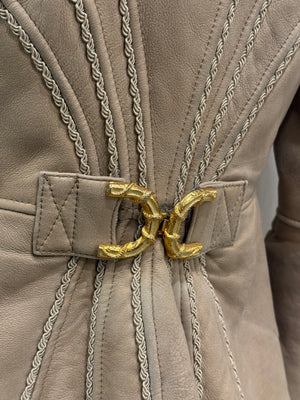 2000s Roberto Cavalli shearling fur jacket