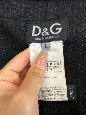 AW2003 Dolce & Gabbana backzip jacket