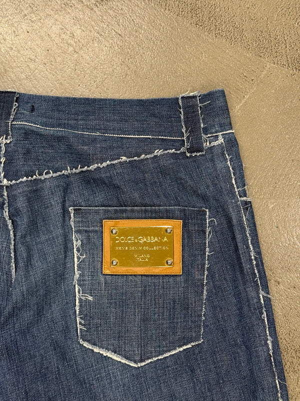 2000s Dolce & Gabbana distressed jeans