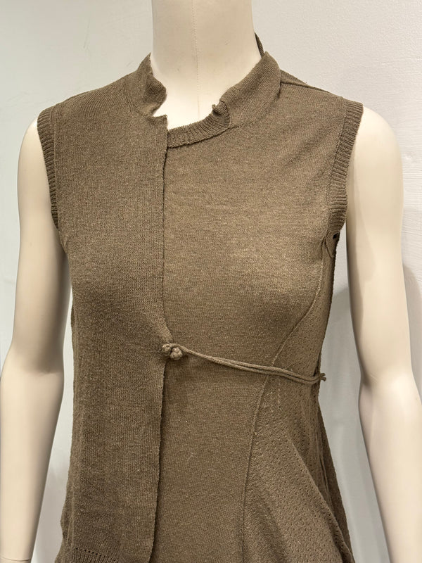 2000s Yohji Yamamoto sample asymmetrical long top