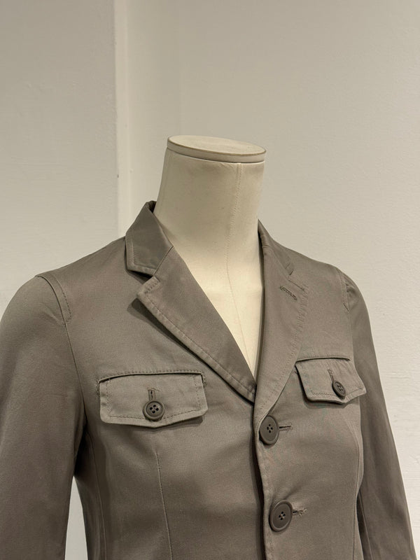2000s Comme des Garçons cotton minimal coat