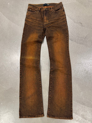 2000s Cavalli faded bronze jeans