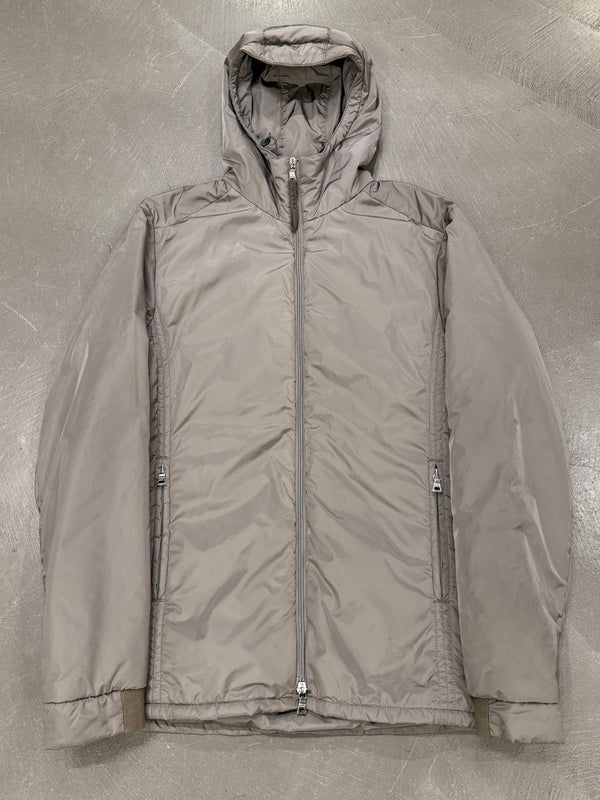 Prada hooded padded nylon jacket
