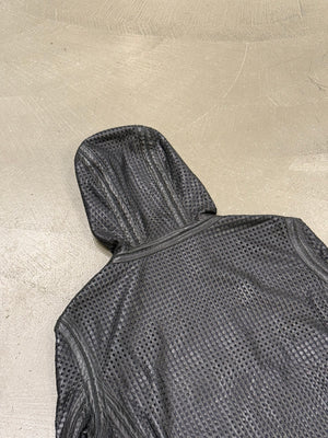 2014 Emporio Armani laser cut leather jacket