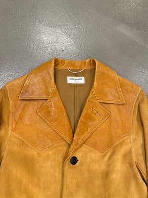 A/W 2013 Saint Laurent by Hedi Slimane L13 suede western jacket