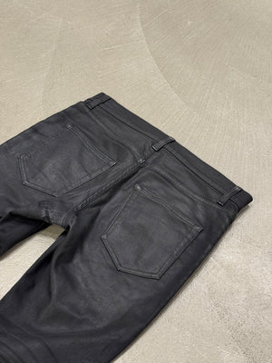 2016 Saint Laurent by Hedi Slimane coated jeans