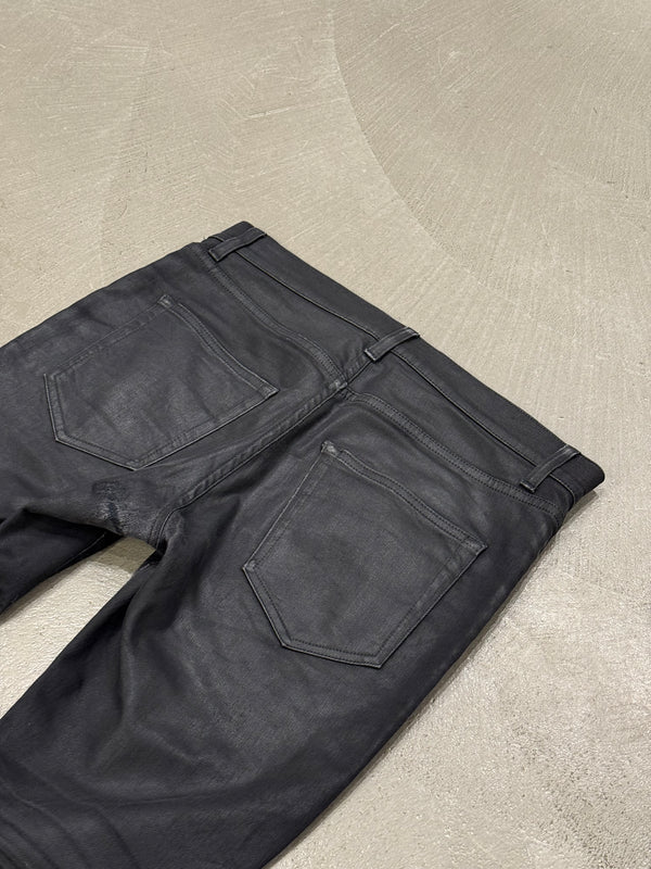 2016 Saint Laurent by Hedi Slimane coated jeans