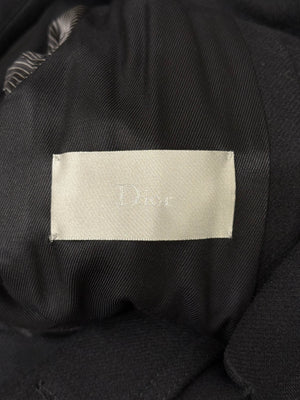 A/W2007 Dior by Hedi Slimane double breasted wool peacoat jacket