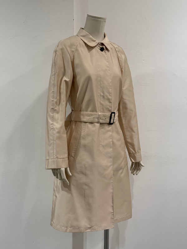 2004 Prada silk belted trench coat