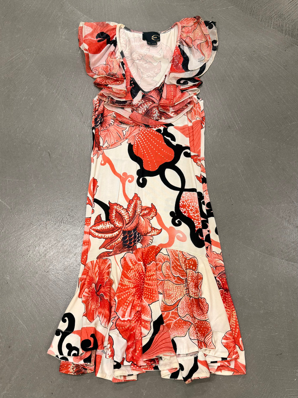 2000s Cavalli floral dress