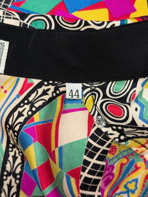 1991 Gianni Versace mixed print silk shirt