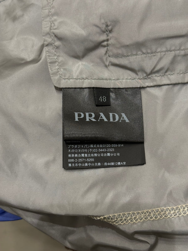 S/S2017 Prada Linea Rossa color block windbreaker jacket