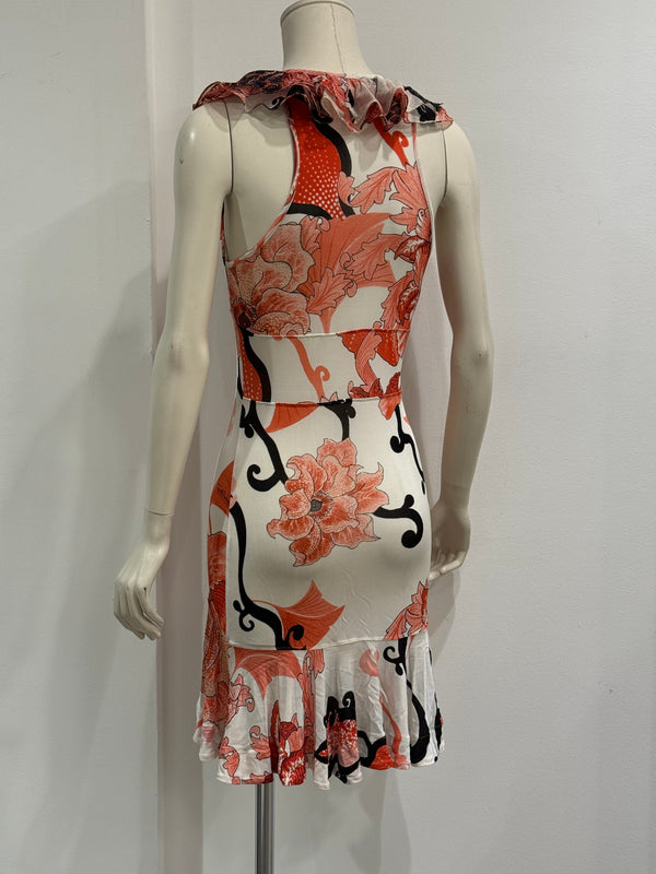 2000s Cavalli floral mini dress