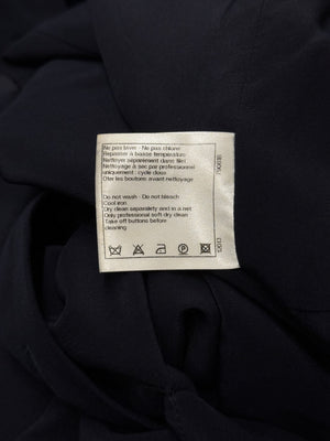 2000s Chanel silk scarf-neck maxi dress