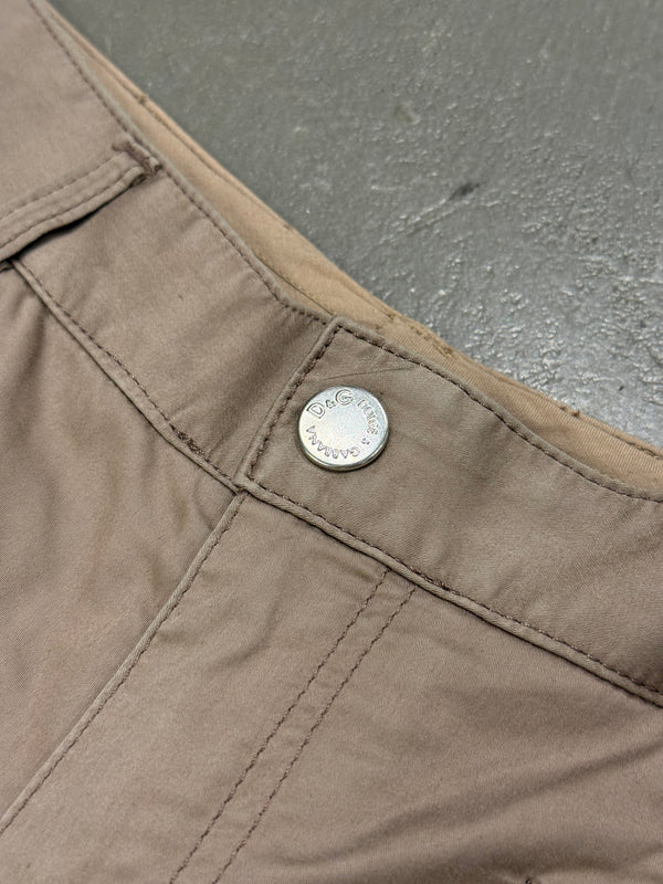 S/S2008 Dolce & Gabbana runway multi zipper cargo shorts