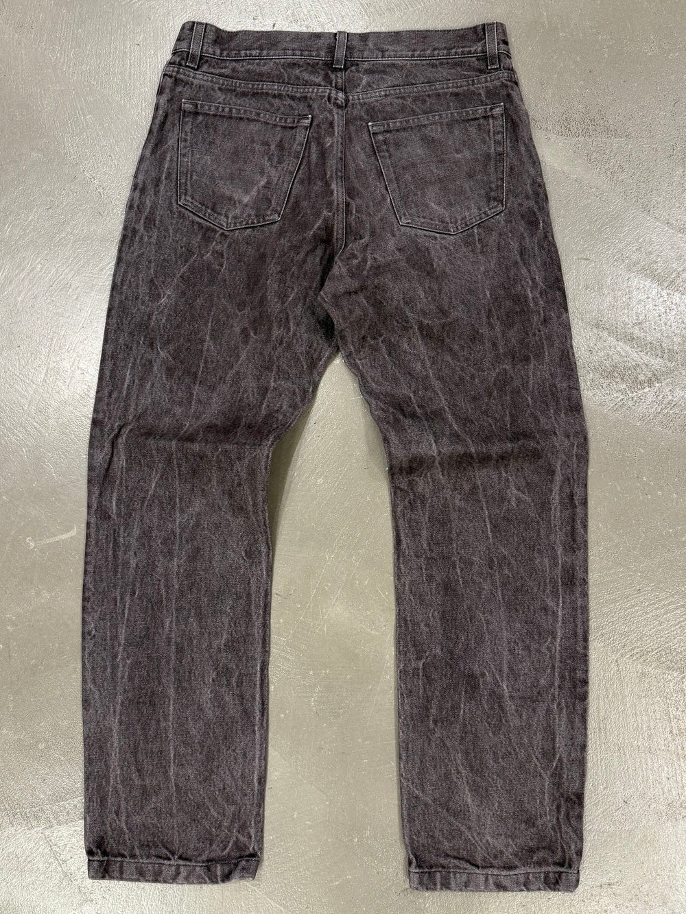 Helmut Lang classic brown washed denim
