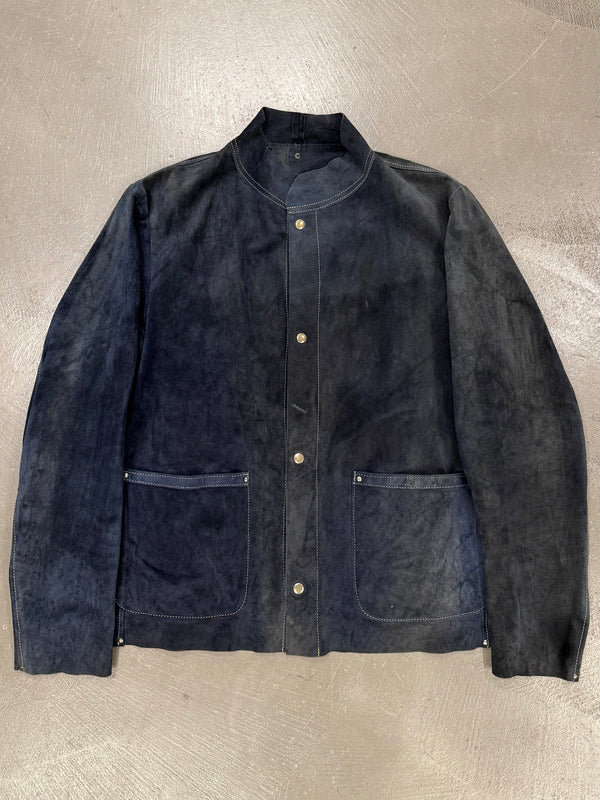 2000s Maison Margiela artisanal leather jacket