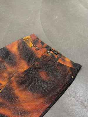 2000 Roberto Cavalli Tiger print pants