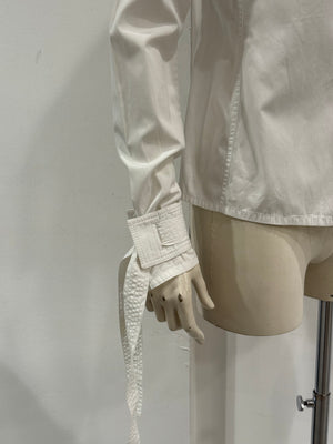 2003 Gucci by Tom Ford bondage strap shirt
