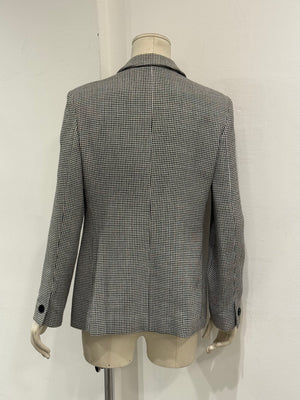 2001 Emporio Armani micro check tailored blazer