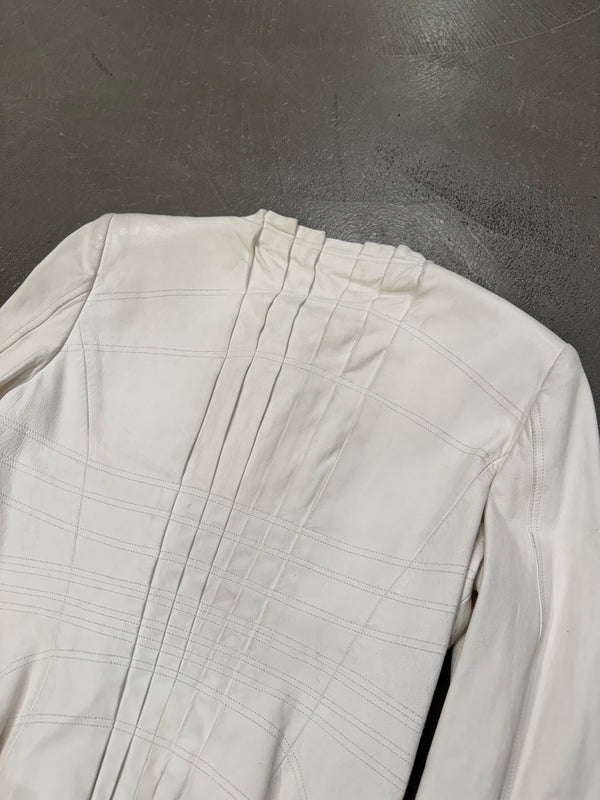 S/S 2004 Gucci by Tom Ford paneled leather jacket