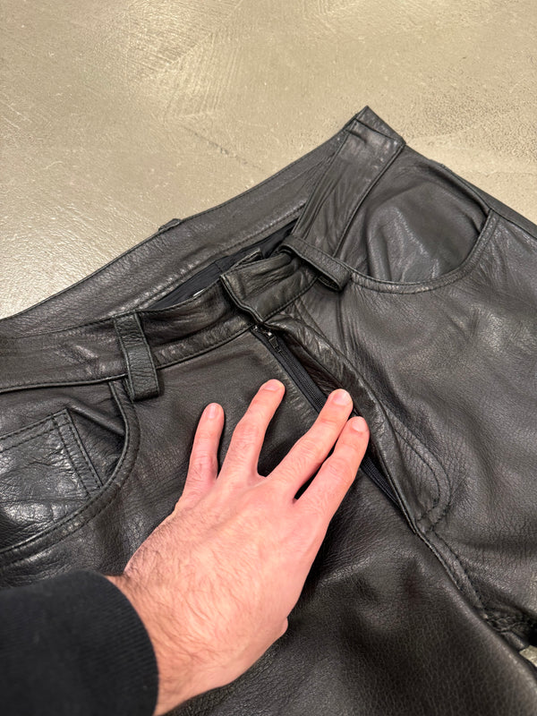 1990s Dolce & Gabbana leather pants