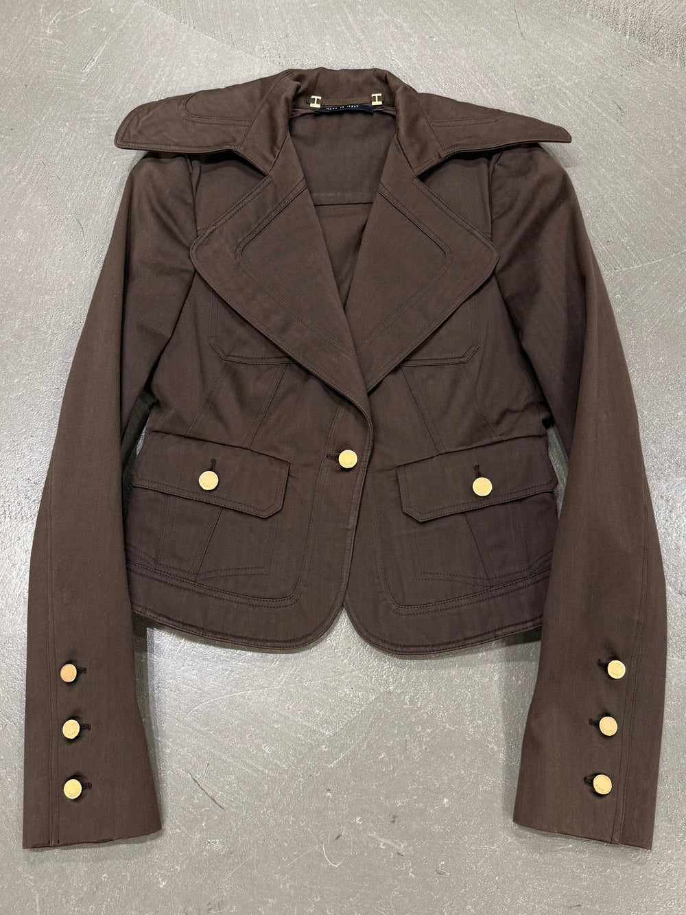 2003 Gucci by Tom Ford military tailored jacket