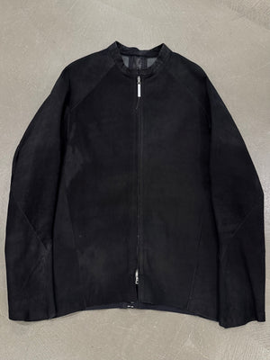 Isaac Sellam metal spine lambskin leather jacket