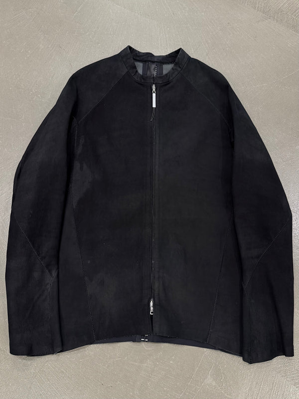 Isaac Sellam metal spine lambskin leather jacket