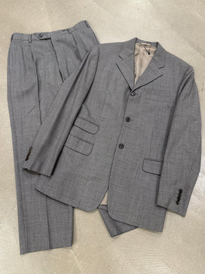 2000s Prada single breasted wool suit