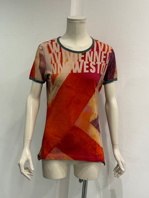 1990s Vivienne Westwood abstract union flag t-shirt