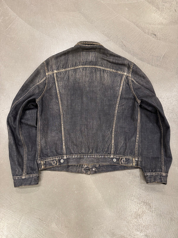 S/S2002 Yohji Yamamoto runway faded denim jacket