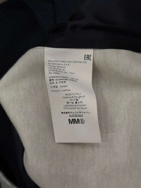 2021 Maison Margiela hybrid tailored single breasted blazer