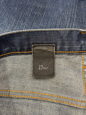 2000s Dior faded jeans