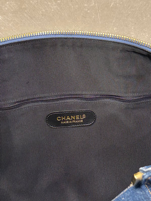 1996-1997 Chanel denim Boston bag