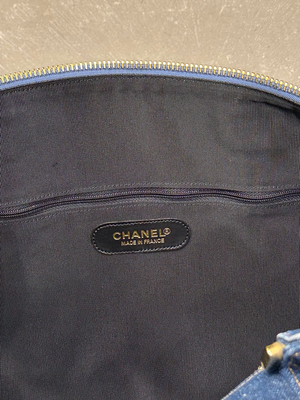 1996-1997 Chanel denim Boston bag