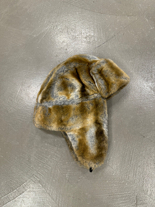 2000s Just Cavalli Chapka faux fur hat